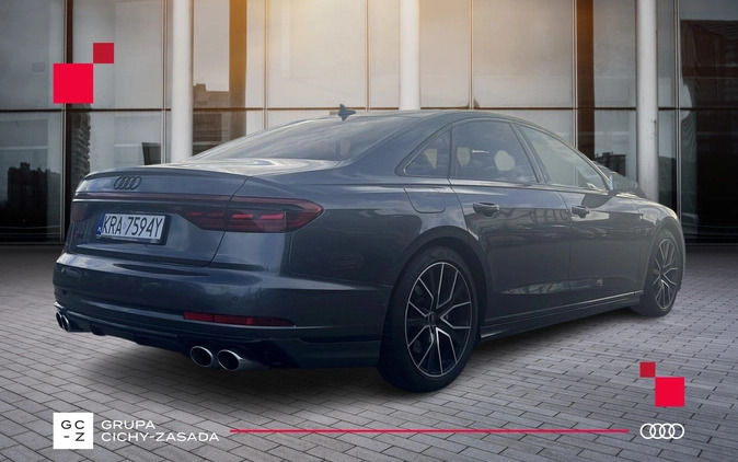 Audi S8 cena 569900 przebieg: 10066, rok produkcji 2022 z Sławno małe 529